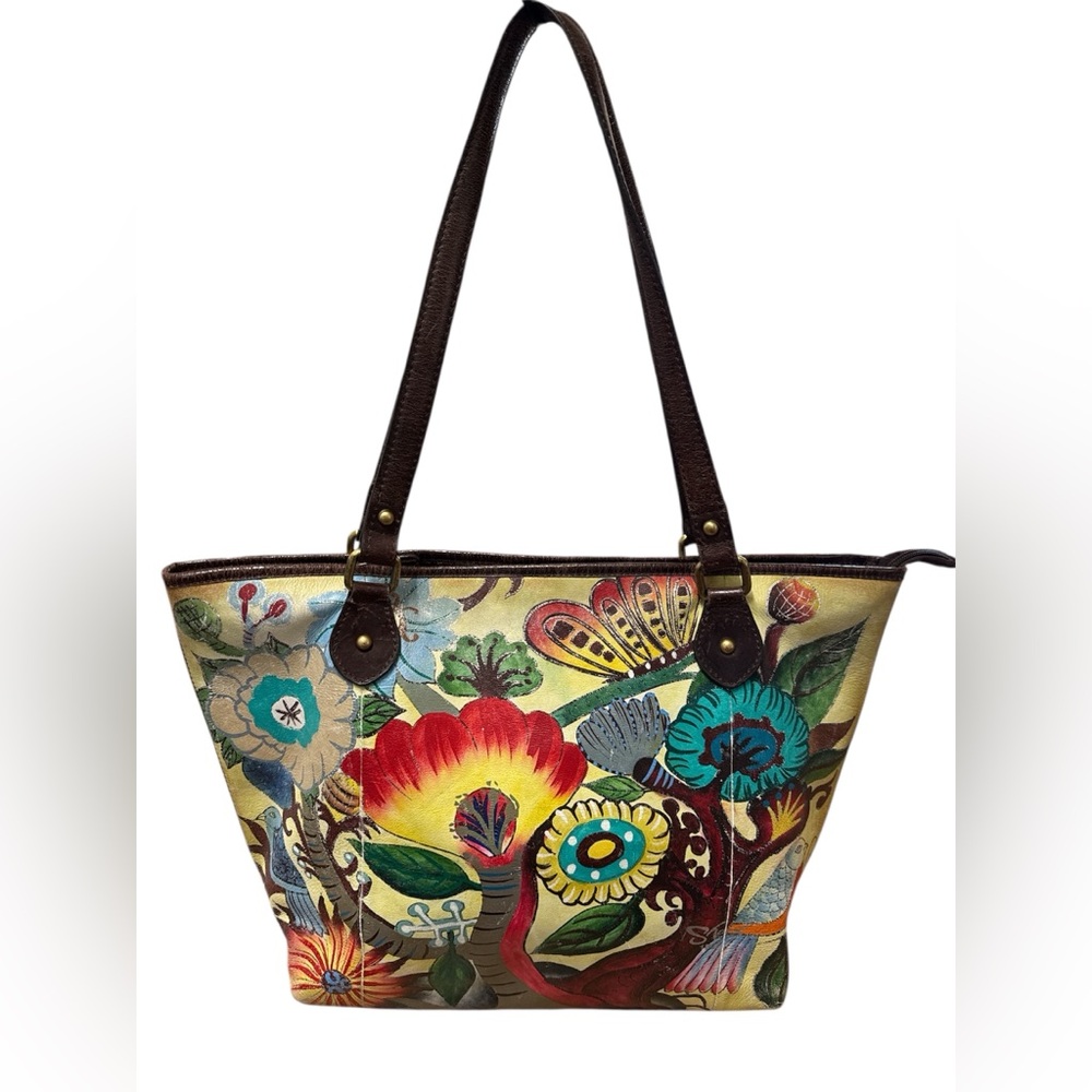Sharif Multicolor Floral Tote Bag